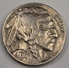 1936 US Buffalo Nickel 5¢ 5 Cents - Circulated American Copper Nickel Coin