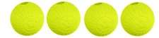 ,Dog 3 Inch Supreme Rubber Balls (4-Pack)for Large Breeds