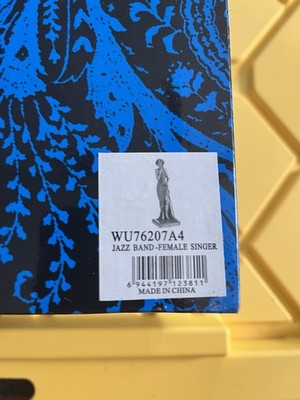 Veronese Design Studio Collection Jazz Band Female Musician Statue New In Box