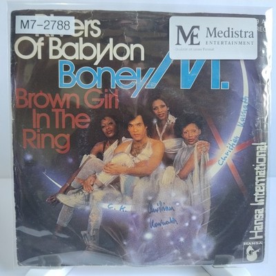 Boney M.   Rivers Of Babylon, 7'' Vinyl (G/G-), Hansa, M7-2788