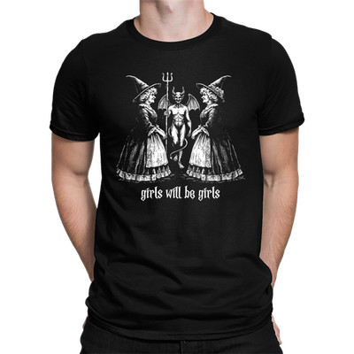 Girls will be girls Teufel - Halloween Kostüm Herren T-Shirt