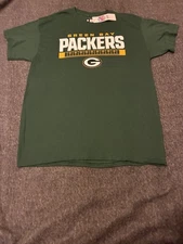 Green Bay Packers Large T Shirt Green NFL Team Apparel New With Tags