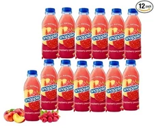 Snapple Raspberry Peach, 16 Fl Oz Recycled Plastic Bottle, Pack of 12