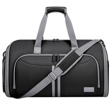 Convertible Garment Bag with Shoe Compartment, 2 in 1 Carry on Garment Duffle...