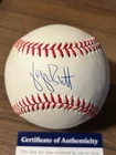 GEORGE BRETT SIGNED BASEBALL VTG OALB AUTO KANSAS CITY ROYALS HOF PSA/DNA COA