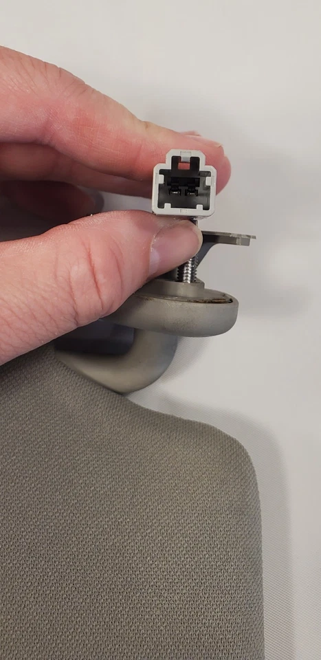 Par de parasoles Acura RDX 07-12 izquierda derecha GRIS iluminados con clips OEM Foto 4 de 4