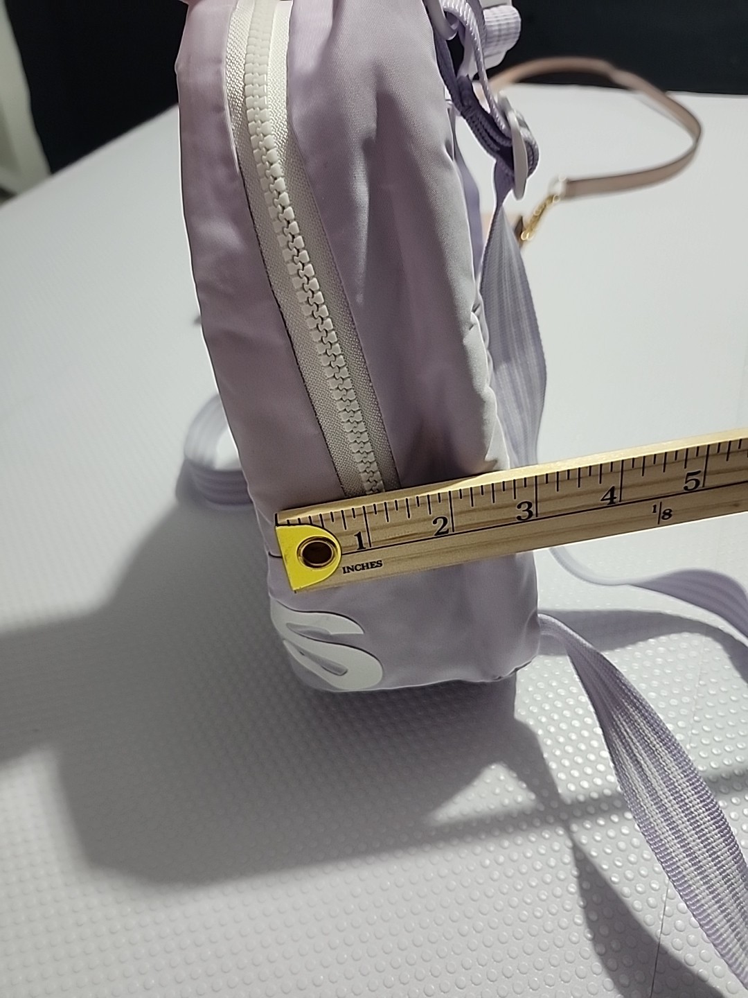 Adidas Pre Owned Linear Mini Backpack purple hue … - image 15
