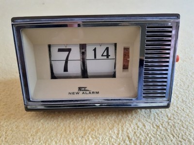 Vintage mechanischer Wecker - Lamellenanzeige - Flip Flap