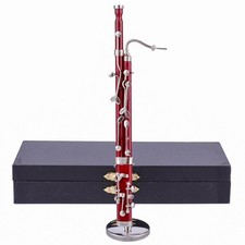 Dselvgvu Miniature Bassoon with Stand and Case Mini Small, 5.98"
