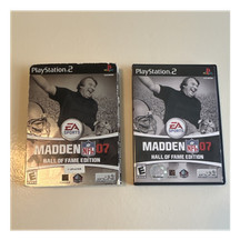 Madden NFL 07 Hall of Fame Edition PlayStation 2 PS2 MANUAL  & SLEEVE INCLUDED