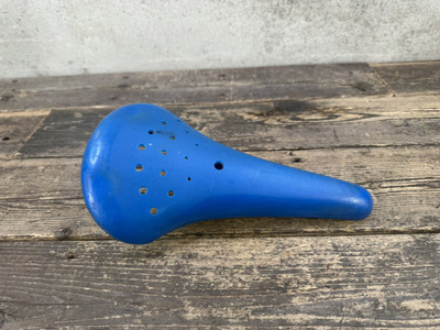 Elina Bmx Seat PDNP Guts Vintage Old School Blue | eBay