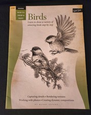 Walter Foster How To Draw  Paint Birds, HT330 Drawing Series, Step By Step