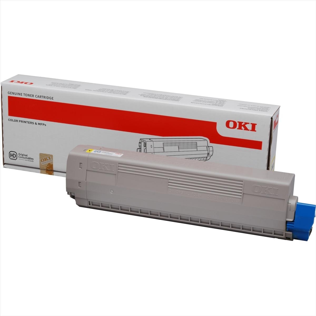 Genuine Oki 44844613 Yellow Toner Cartridge C822 A- VAT Inc