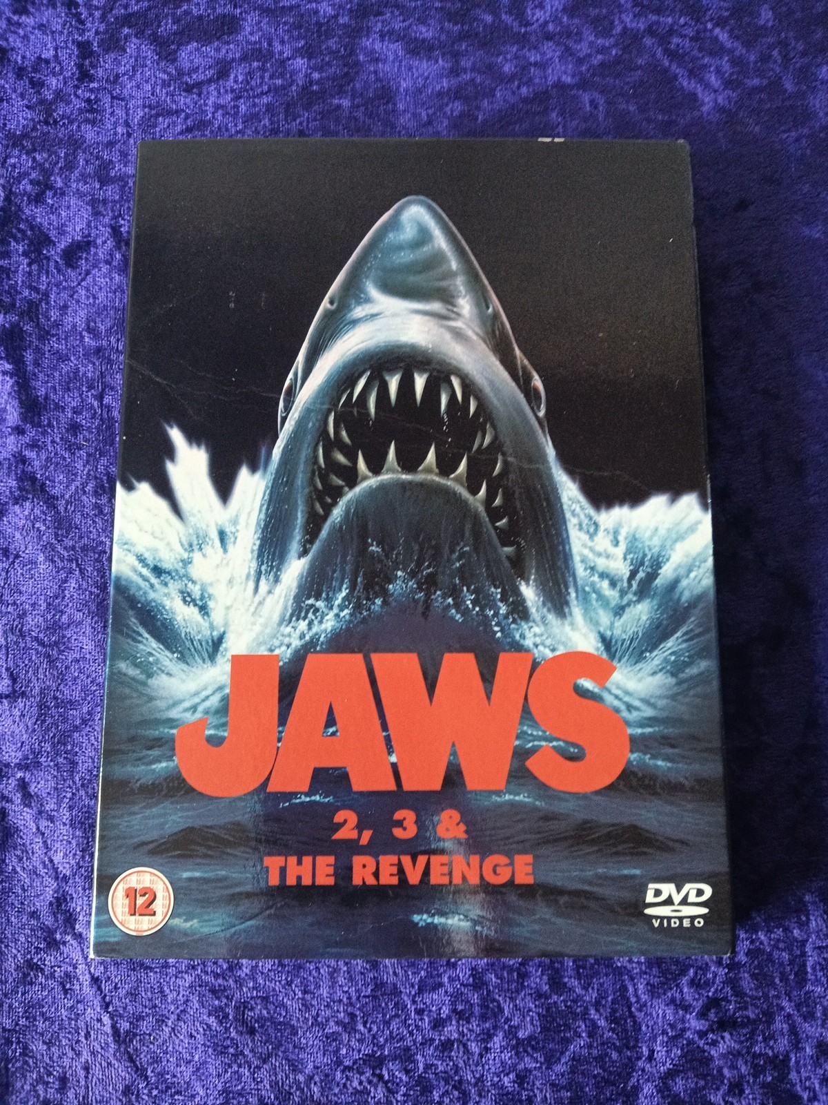 DVD JAWS 2, 3 & THE REVENGE CLASSIC HORROR SHARK ATTACK  3 DISC SET UK R2