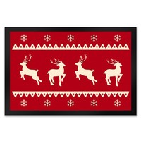 Rentier Weihnachten FußMatte XXL In 50X75 Cm