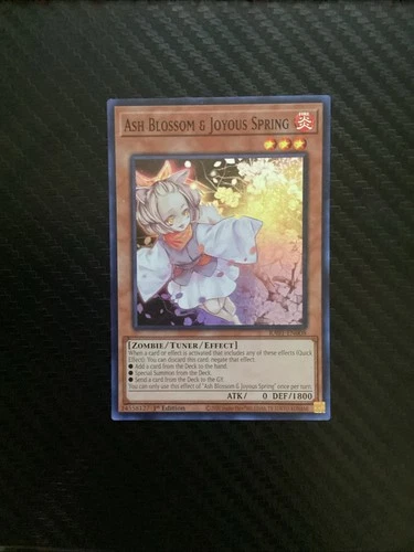 Yugioh Ash Blossom & Joyous Spring RA01-EN008 Super Rare 1st Edition NM