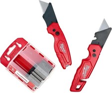 Milwaukee Fastback Flip Utility Knife 2-Piece Set 50 Blades
