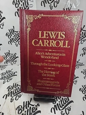 LEWIS CARROLL 4 Stories in one Book Leather Bound 1984 Kingsport Press - Image 1 of 4