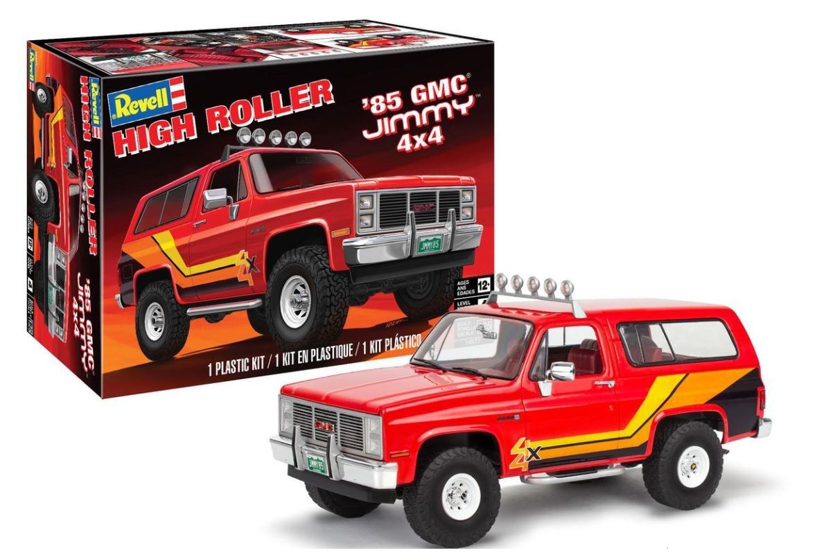 Maquette Revell GMC Jimmy 1985 High Roller version tout-terrain surélevé 1/24