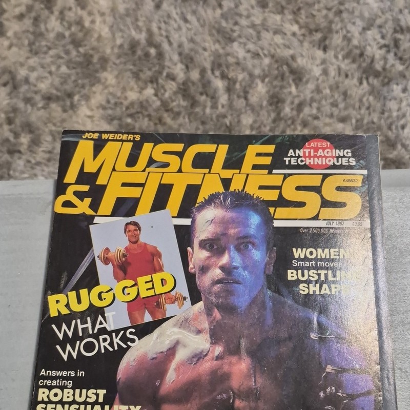 Muscle & Fitness Joe Weider July 1987 Fitness Health Men Magazine