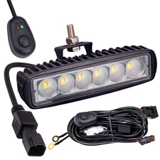 Eagle Lights Elite Series 6" LED Light Bar with Plug and Play Harness for Harley