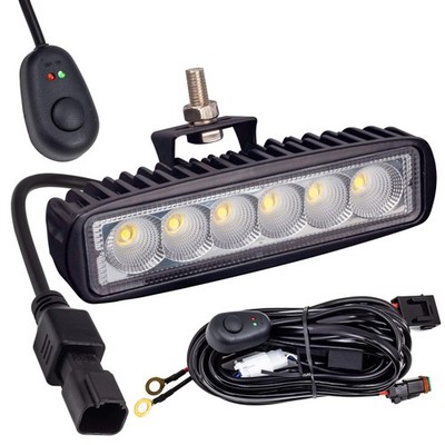 Eagle Lights Elite Series 6'' LED Light Bar w/ Plug & Play Harness Softail Dyna