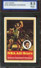 1973-74 TOPPS #120 SPENCER HAYWOOD ISA 8.5 HOF *ADT4830 