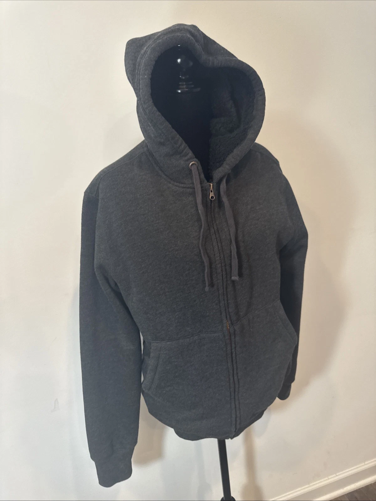 Waterproof Adult Unisex Men's Zip Up Hoodie w Fleece Hooded Jacket Jumper Sz S
Opens in a new window
