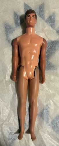 Vintage Mattel 1968 Talking Ken Doll Only Pull String - NO Sound Mute READ