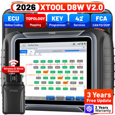 USED XTOOL D8W V2.0 Wireless Scanner Full Sys...