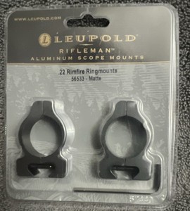 Leupold .22 Rifleman   Aluminum Scope  mount’s 56533 Matte