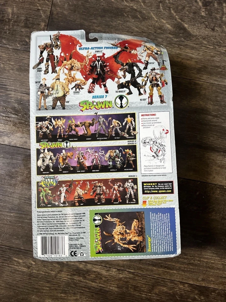 Figura de acción Spawn 1996 Scourge Ultra serie 7 McFarlane Toys Foto 2 de 2