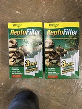 2-TetraFauna ReptoFilter Filter Cardridges 3 Pack MEDIUM Whisper Disposable NEW