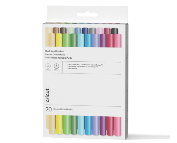 NEW Cricut® Dual-Sided Markers, Ultimate Set (20 ct) (Cricut Item #:2011824)