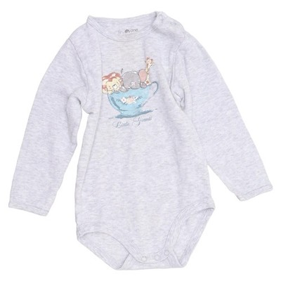 Tiny One, Body, Größe: 86, Grau, Bio-Baumwolle, Print, Unisex (Kinder) #2UL