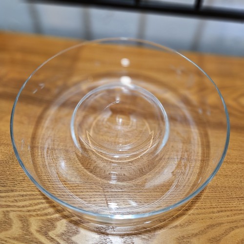 Princess House Crystal Chip And Dip Bowl 11" Diameter - Picture 3 of 5