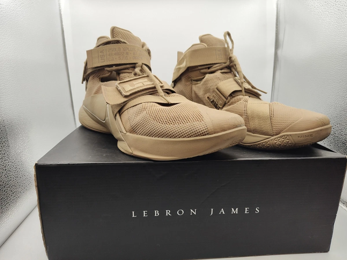 Nike Lebron Soldier 9 Premium Desert Camo Men\'s 13 Basketball Shoes Nike LeBron Soldier 9 Premium Desert Camo for Sale  main image 2