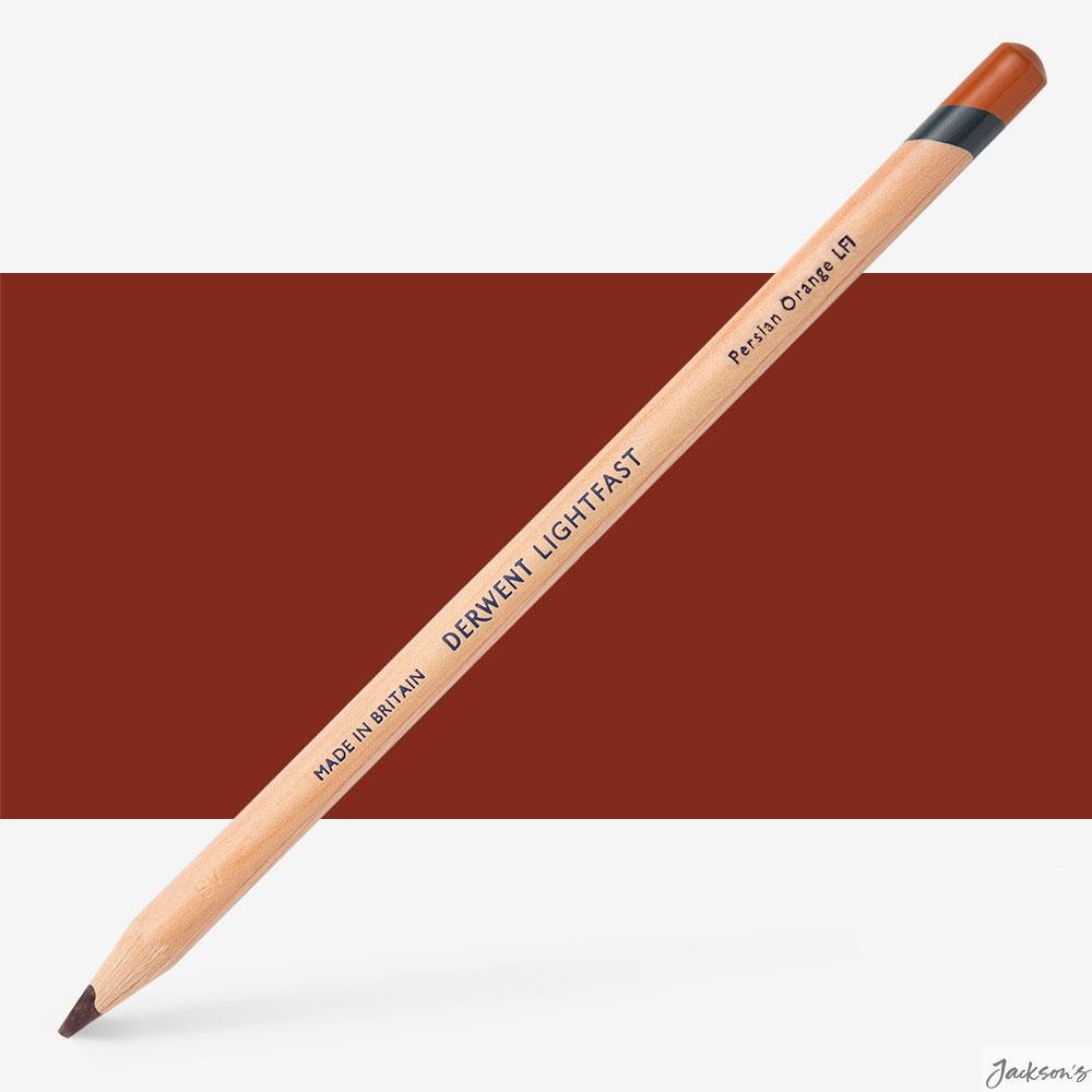 Derwent Lightfast Colour Pencil Oil Based Persian Orange For Drawing