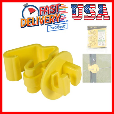 #ad #ad Standard Snug fitting T Post Insulator 25 Pack Use with Electric Fences... $11.99