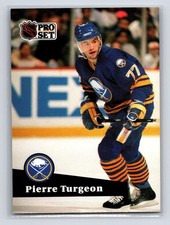 1991-92 Pro Set - Pierre Turgeon #15 Buffalo Sabres Hockey Card