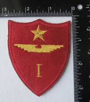Original WW2 Vintage US MARINE CORPS 1st AIR WING PATCH Cut Edge No Glow USMC
