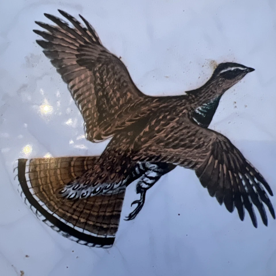 Cenicero de colección H & R Johnson de azulejos de cerámica juego pájaro faisán conversión Foto 3 de 4