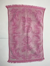 Vintage MCM Grants Fashion for the Home Pink Reversible Hand Towel Made In USA