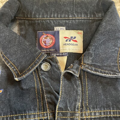 Vintage Headgear Negro League Baseball Museum NLBM Jean Jacket