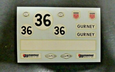 Vintage - Dynamic Models AAR Gurney Eagle Water Decal - EUC