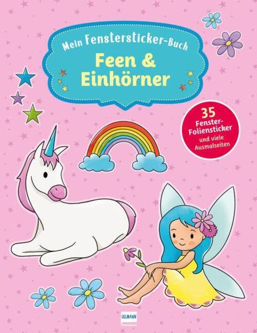 Thumbnail - Mein Fensterstickr-buch Feen & Einhörner | Mit 35