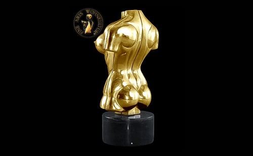FINE ARTS Wohnkultur Bronze Skulptur Figur Torso Female Statue Erotik Frau Women - Bild 3 von 4