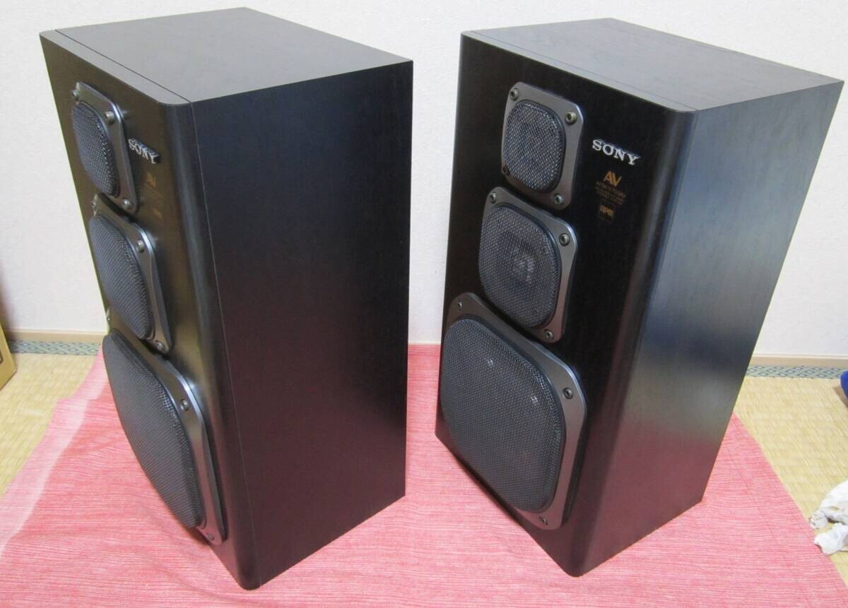 SONY APM-V705AVSpeaker System 2 pairs Pedestal Audio Black