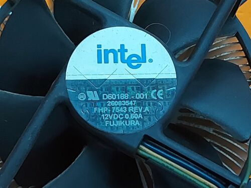 ⭐️⭐️⭐️⭐️⭐️*READ* Intel D60188-001 4-Pin Fan & Heatsink Copper Core Socket LGA775 - Picture 2 of 4