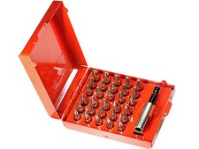 30-tlg Schraubendreher Bits Kreuz Phillips Pozidriv 10 x PZ1 PZ2 PZ3 KS-TOOLS